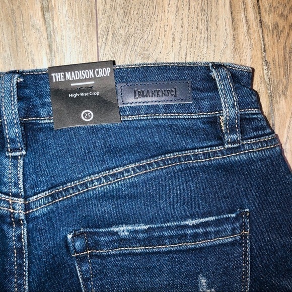 NWT Blank NYC Madison High Rise Crop Jeans Size 25 - Picture 9 of 11
